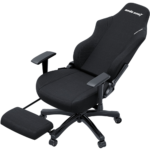 ⁦AndaSeat Luna Pro Series (L) – Fabric Gaming Chair with Footrest – Black⁩ - الصورة ⁦5⁩