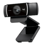 كاميرا ويب Logitech C922 PRO HD STREAM احترافية للبث بدقة ١٠٨٠ بكسل فائقة السرعة بمعدل ٣٠ إطارًا في الثانية