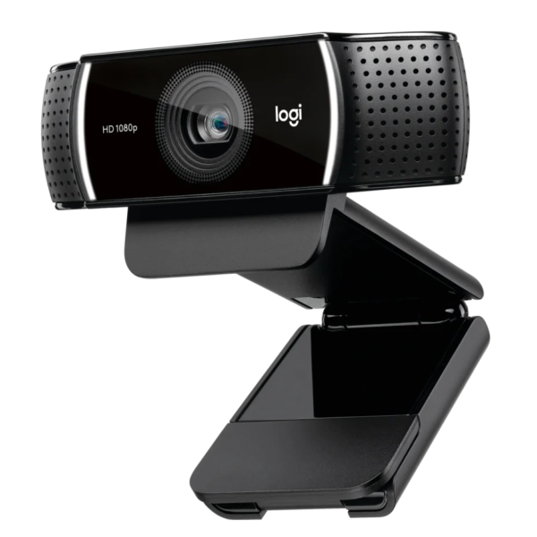 كاميرا ويب Logitech C922 PRO HD STREAM احترافية للبث بدقة ١٠٨٠ بكسل فائقة السرعة بمعدل ٣٠ إطارًا في الثانية