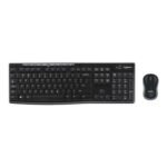 كيبورد وماوس Logitech MK270 اللاسلكيان مع مستقبل نانو وتخطيط عربي