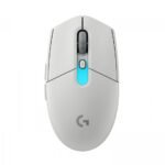 ماوس الألعاب اللاسلكي Logitech G305 X Superlight مع مستشعر HERO 44K ودقة تصل إلى ٤٤٠٠٠ DPI – أبيض