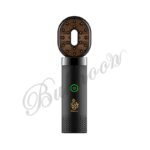 مبخرة بخور أنيقة ومُنقِّلَة مع مشط للشعر المعطر - أسود