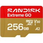 SanDisk 256GB Extreme Go microSD Memory Card – 240MB/s