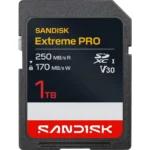 SanDisk 1TB Extreme Pro SD Card V30 4K UHD – 250MB/s