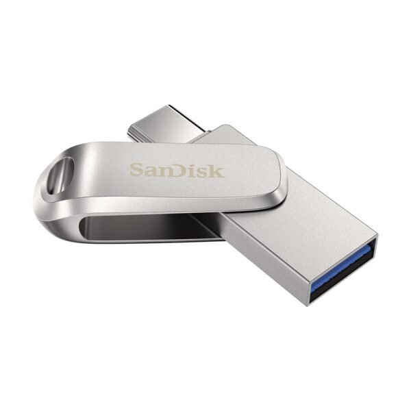 SanDisk 64GB Ultra Dual Drive Luxe USB Type-C Flash Memory, 400MB/s