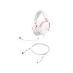 HyperX Cloud III Gaming Headset Wired –  White-Pink - Image 4