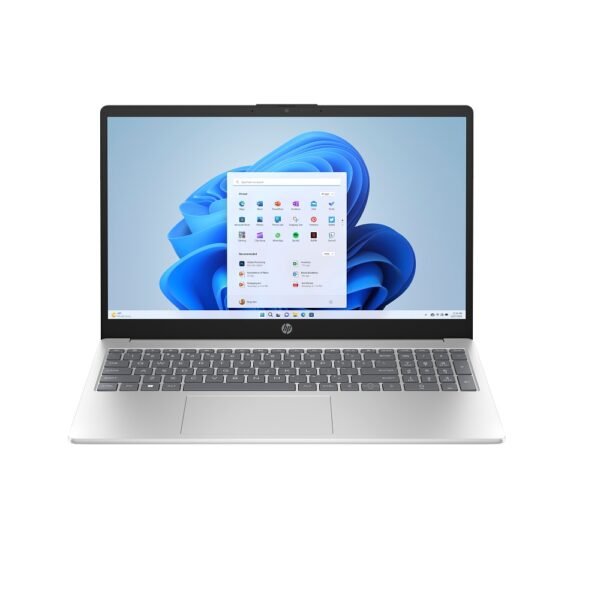 HP Laptop 15-fc0070ne, AMD Ryzen 5, 8GB RAM, 512GB NVMe, Win11, 15.6″ – Silver (DX3W3EA)